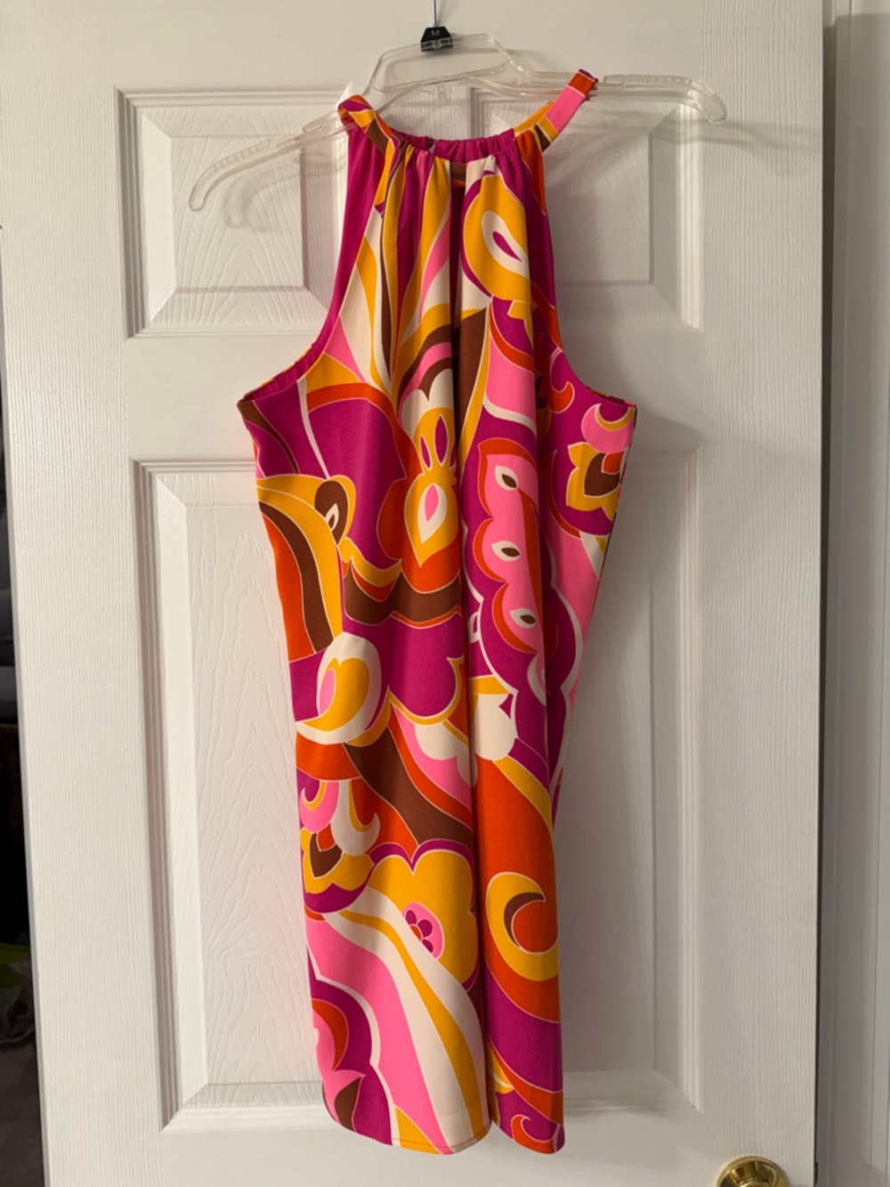 Express Bright Pink Halter Dress